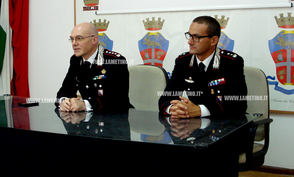 Il saluto del Colonnello Ugo Cantoni che dal 22 agosto lascerà il Comando provinciale di Catanzaro