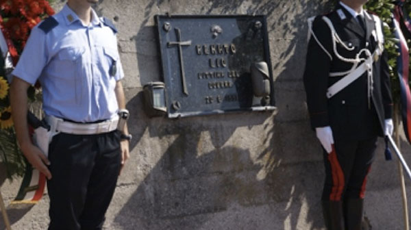  Commemorato anniversario omicidio appuntato Lio a Castiglione Cosentino
