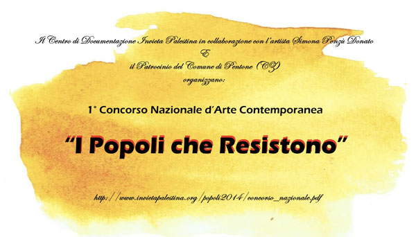 Calabria: “I popoli che resistono”, I° concorso nazionale arte contemporanea contro oppressioni