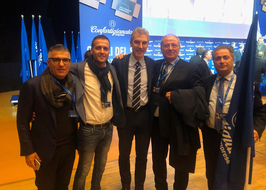Delegazione Confartigianato Calabria a manifestazione nazionale di Milano