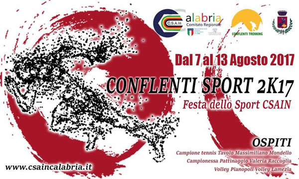 Torna “Conflenti sport”: la seconda edizione dal 7 al 13 agosto