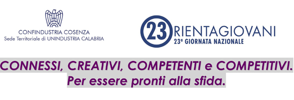 Confindustria Cosenza organizza XXIII edizione giornata Orientagiovani