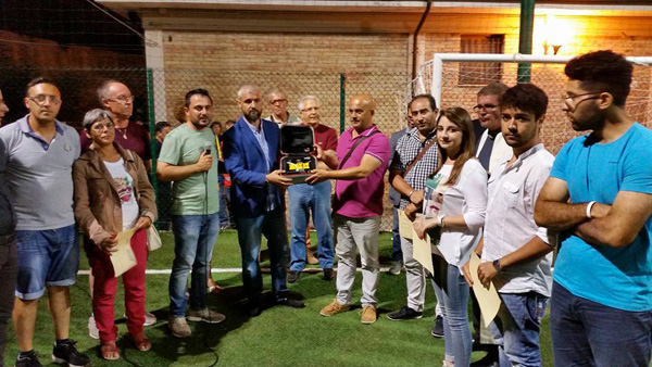 "Un defibrillatore per Falerna", inaugurato presidio salvavita