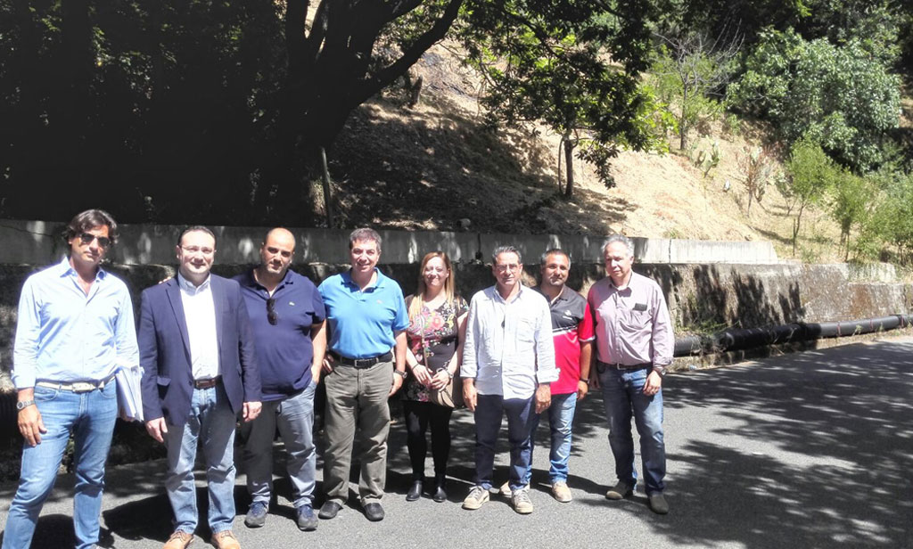 Consegnati lavori di ricostruzione Strada Provinciale 84 in località Migliuso a Serrastretta