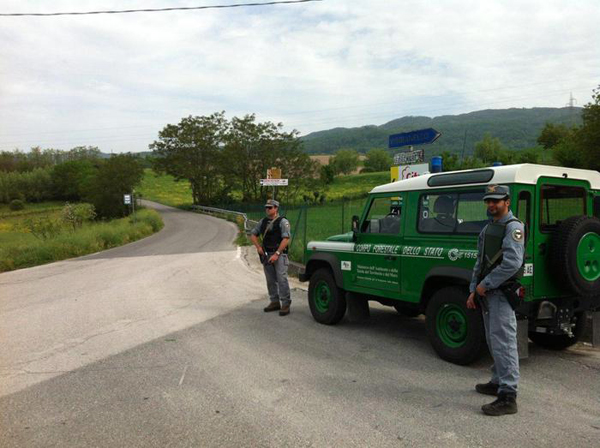 Controllo CfS nel Pollino, sequestro e due denunciati