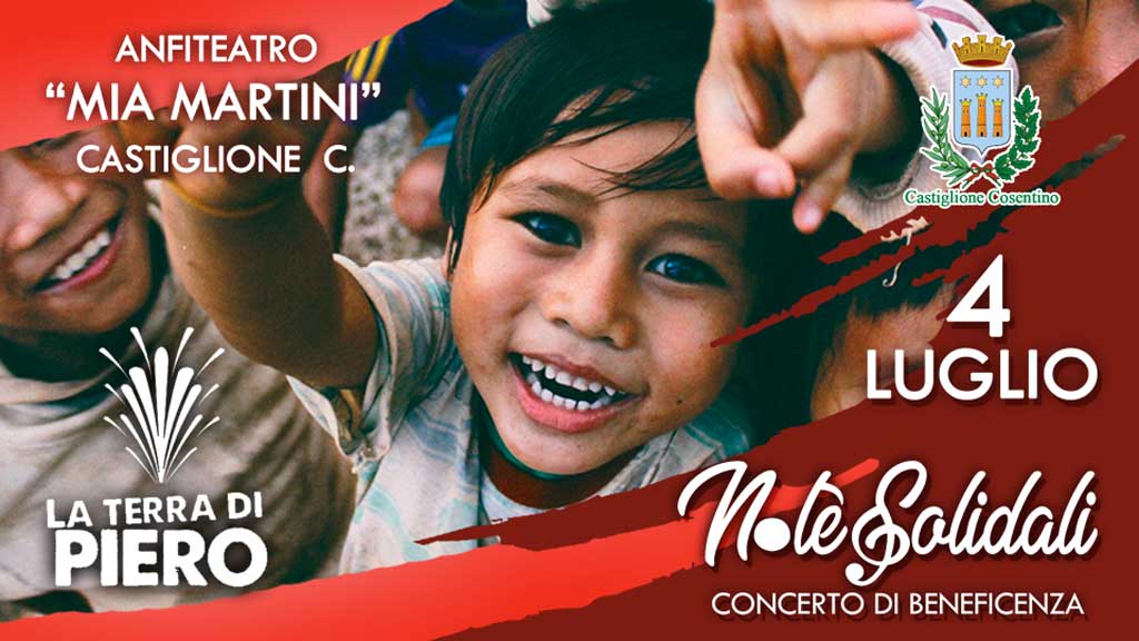 Evento di beneficenza "Note Solidali" a Castiglione Cosentino