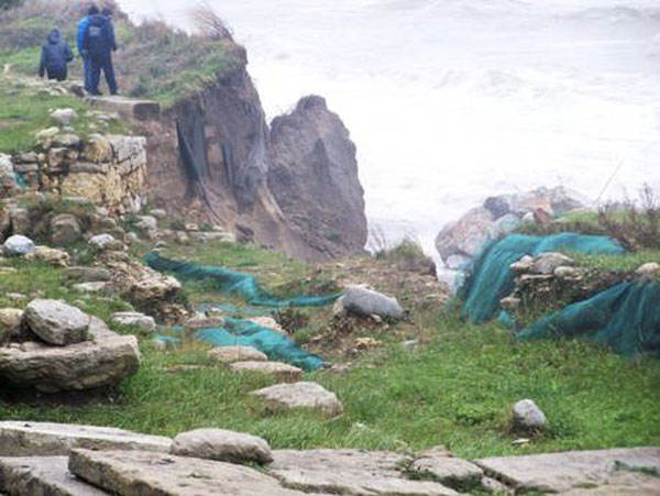 Calabria: Maltempo, crollo parziale tempio dorico Kaulon a Monasterace