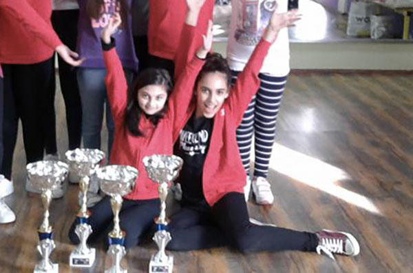 Le lametine Benedetta Spena e Denise Scopelliti a Roma per i campionati nazionali danza moderna Csen