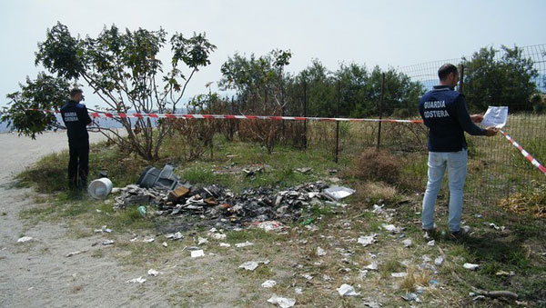 Discarica abusiva sequestrata a Bocale di Reggio