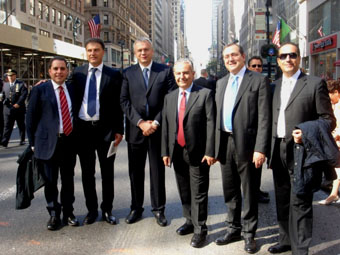 Talarico al Columbus Day incontra sindaco di New York Bloomberg 