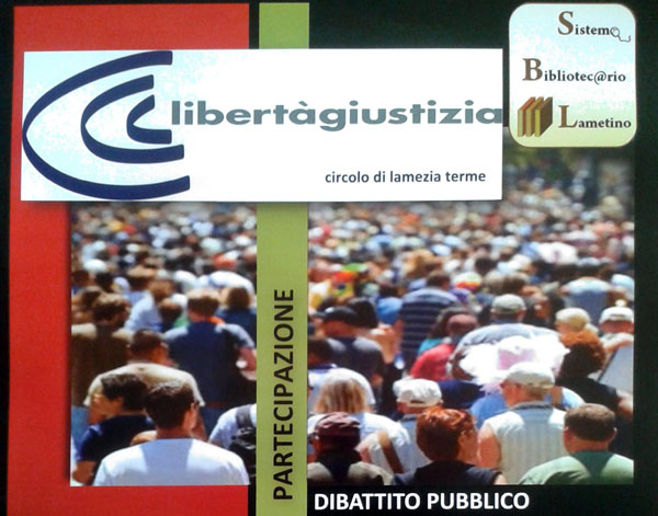 Lamezia: Circolo Libertà e Giustizia organizza incontro su "Democrazia, partiti, partecipazione"