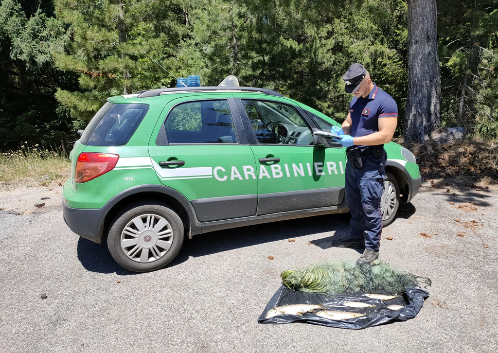 Pesca illegale, denunciate tre persone a Casali del Manco 