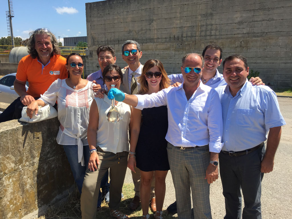Gruppo consiliare Lamezia Unita visita depuratore