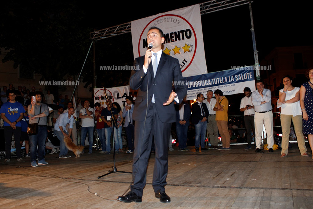 Di Maio a Lamezia: "Con nostra proposta metteremo mano al sistema sanitario calabrese" - VIDEO