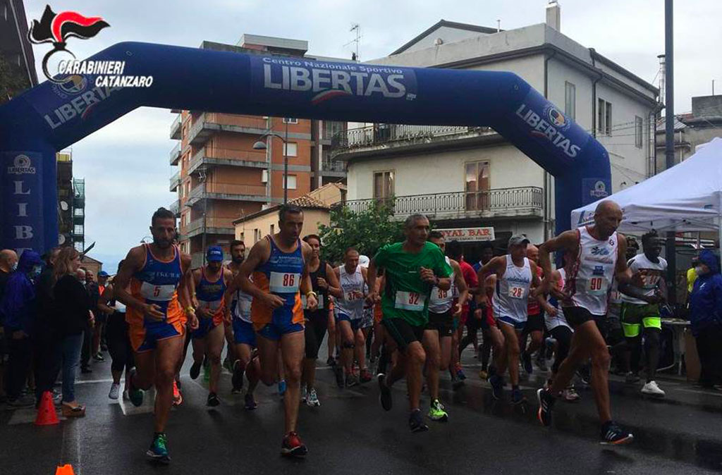 Disputata a Girifalco la 36esima edizione della maratona dedicata ai Carabinieri caduti a Monte Covello