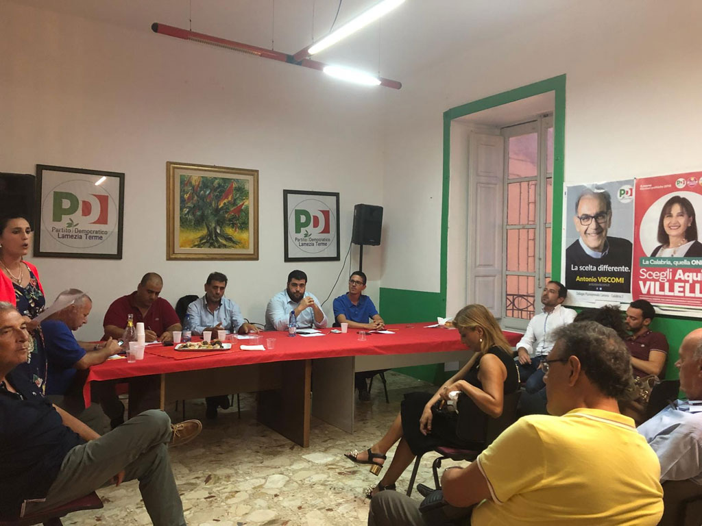 Lamezia, il 14 ottobre congresso cittadino del Pd