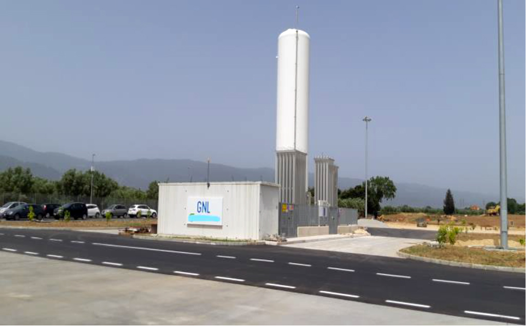 Lamezia, installato impianto distribuzione stradale di gas naturale liquefatto