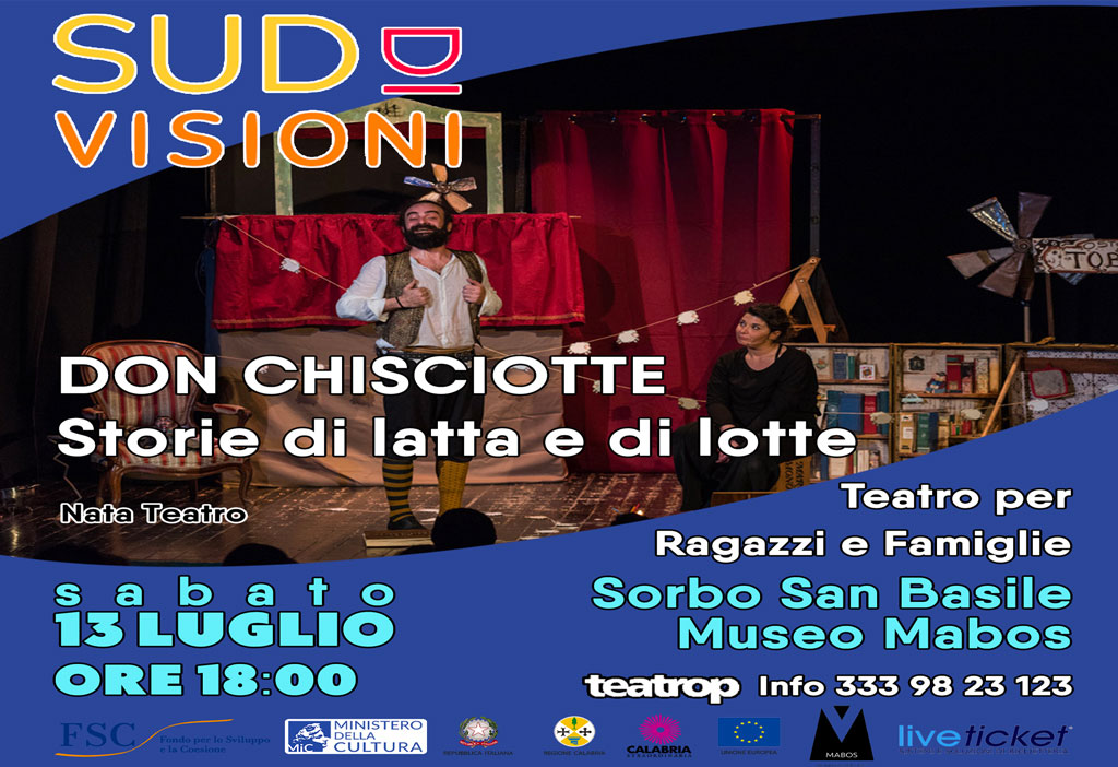 ‘Don Chisciotte, storie di latta e di lotte’ chiude rassegna calabrese del festival SudDiVisioni 2024