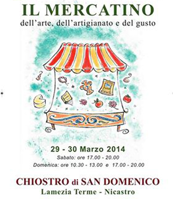 Lamezia: Festa di Primavera al  “Mercatino dell’arte, dell’artigianato e del gusto”