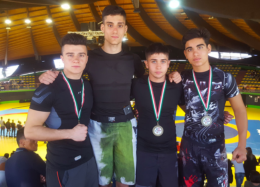 I lametini del Fight club alla coppa Italia FigMMA
