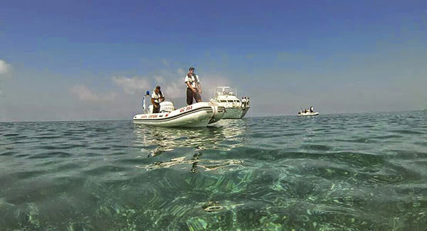 Guardia costiera soccorre turista tedesco caduto sulla scogliera di Capo Vaticano
