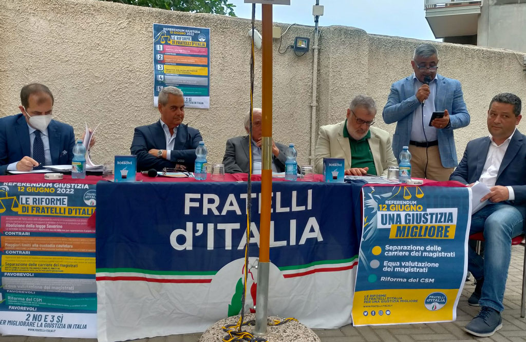 Referendum, incontro di Fratelli d'Italia a Lamezia per "una giustizia migliore"