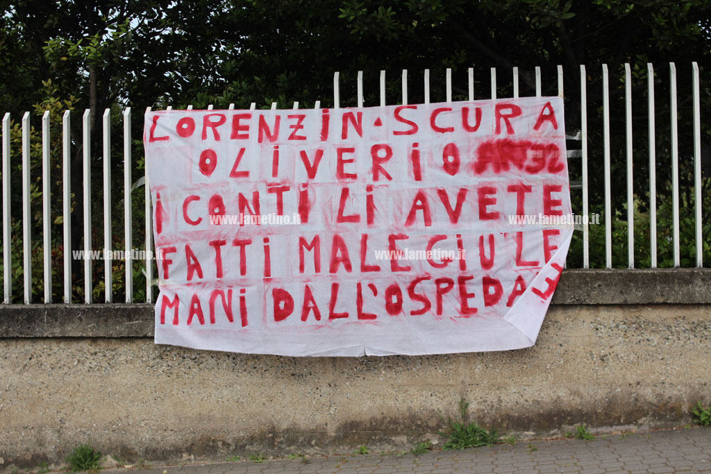 Lamezia, continua sit-in del Comitato 19 marzo a difesa dell’ospedale