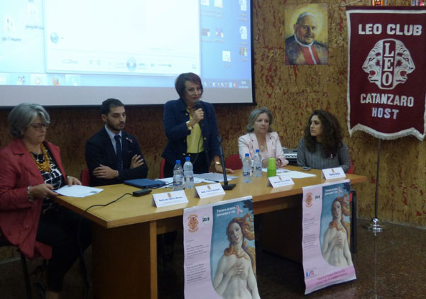 Leo Club Catanzaro: tumore al seno, la prevenzione parte dalle scuole