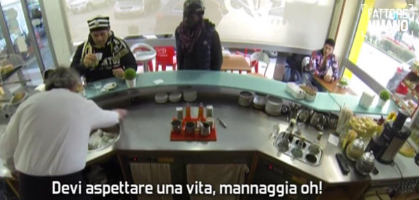 Lamezia non è razzista nella candid camera di Italia 1