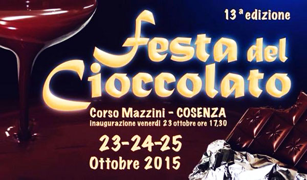 Tutto pronto a Cosenza per la Festa del Cioccolato