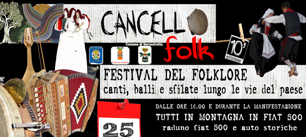 Il 25 agosto la decima edizione della rassegna “Cancello folk”