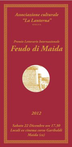 Calabria: Premio speciale Feudo di Maida 2012 a monsignor Cantisani