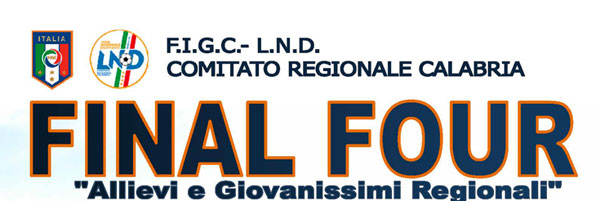 Final Four Allievi e Giovanissimi il 9 e 10 maggio a Catanzaro
