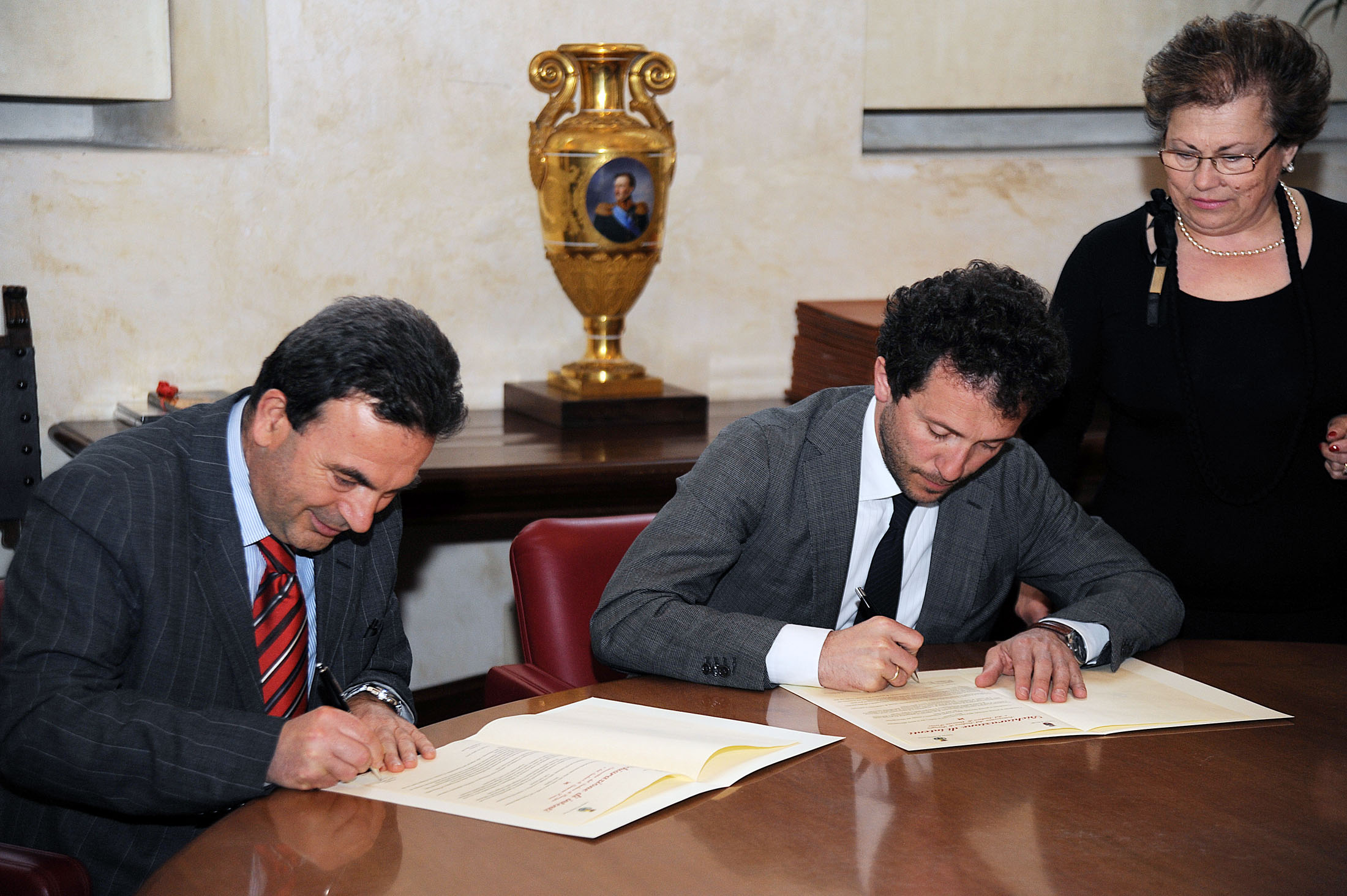 Sviluppo e legalità, Speranza a Perugia firma accordo con Wladimiro Boccali 
