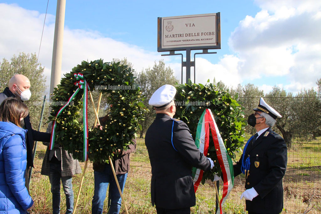 Lamezia, cerimonia in ricordo dei Martiri delle Foibe in città