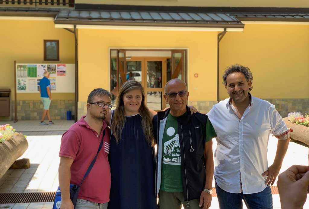 L'atleta paralimpica Nicole Orlando in visita al Parco Nazionale della Sila