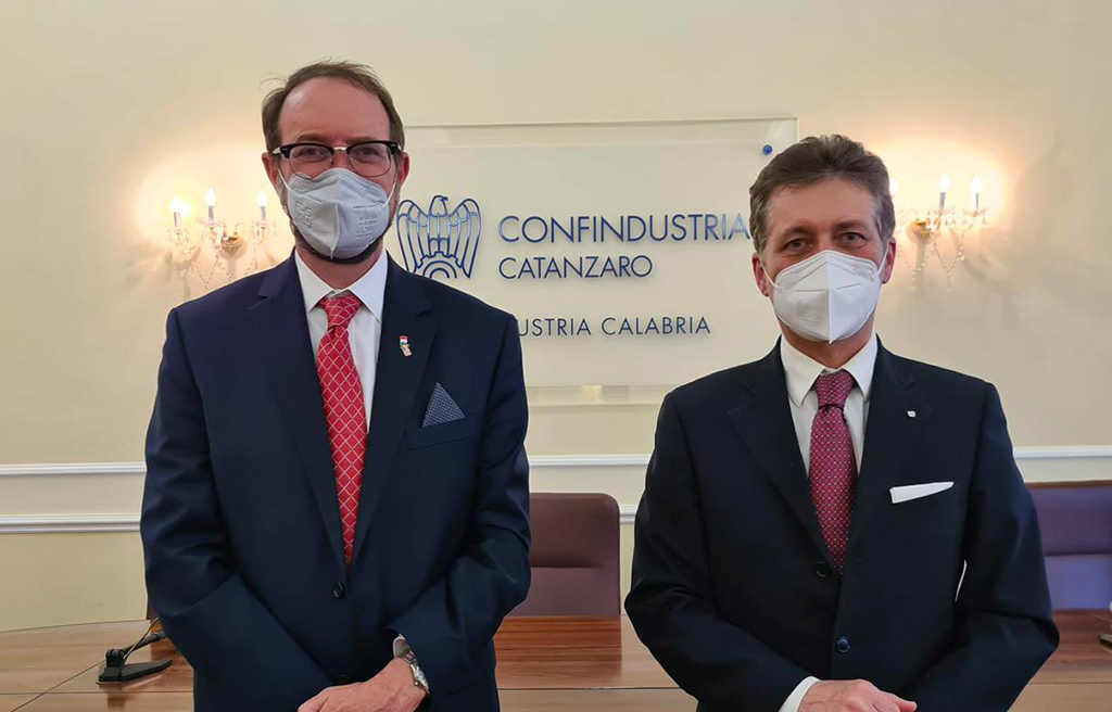 Unindustria Calabria ospita la delegazione economica del Consolato Generale Americano 