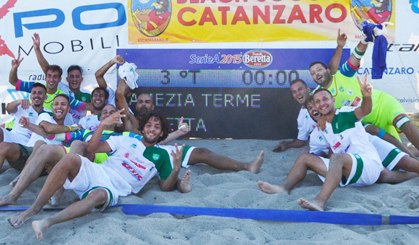 D'Augello (Lamezia Beach Soccer): premiata nostra testardaggine, mai mollato