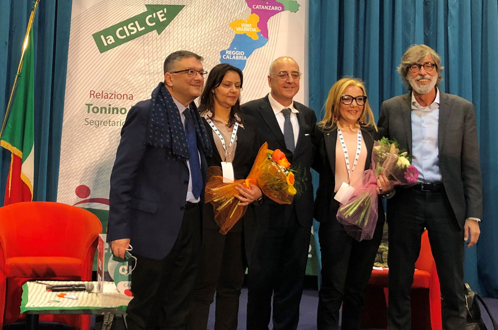 Lamezia, conclusi lavori del Congresso regionale della Cisl calabrese: Tonino Russo confermato segretario generale