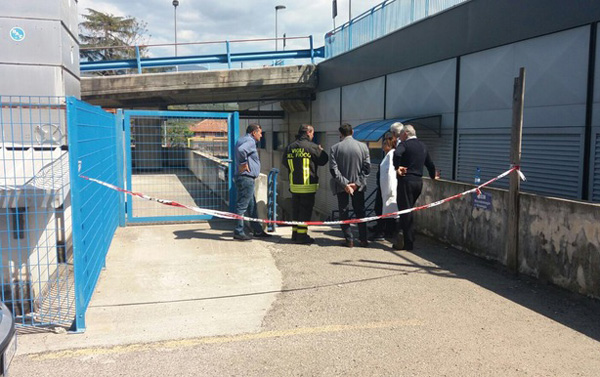 In fiamme cabina elettrica all'ospedale di Cosenza 