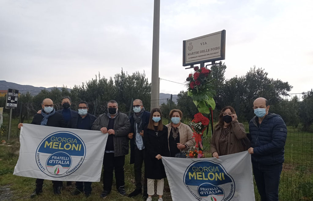 Lamezia, nel Giorno del Ricordo Fratelli d’Italia commemora vittime delle foibe