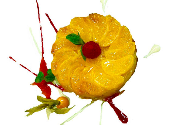 Le clementine di Corigliano con salsa di corbezzoli nuovo piatto per la cucina internazionale