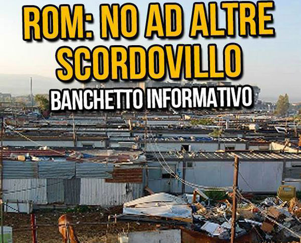 Lamezia: Forza Nuova, banchetto informativo sui Rom sabato 10 su corso Nicotera