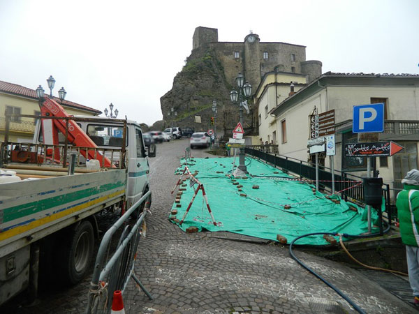 Frana ad Oriolo, Prociv: situazione delicata, sopralluoghi e indagini su area interessata da cedimento