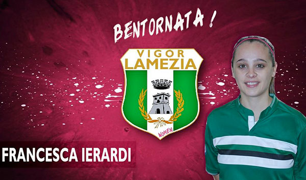 Francesca Ierardi torna a vestire la maglia della Vigor Lamezia Women