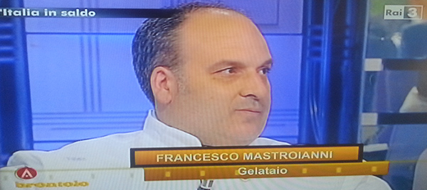 Lamezia: Il gelataio Mastroianni ospite di Brontolo su Rai Tre annuncia progetto di un franchising del gelato