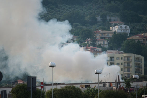 Lamezia, nuovi fumi dal campo Scordovillo