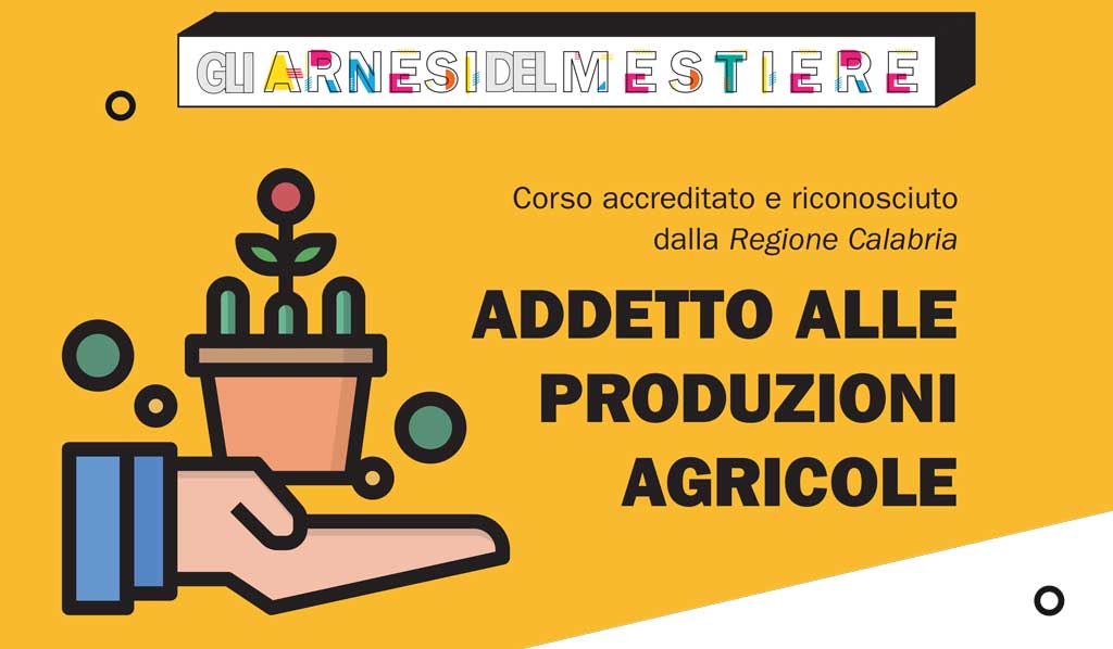 Lamezia, pubblicato corso di formazione accreditato per addetto alle produzioni agricole