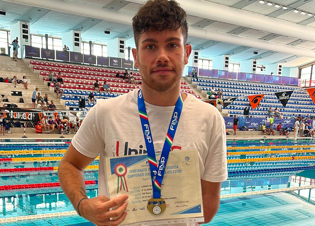 Gianvittorio Longo dell'Arvalia Nuoto Lamezia conquista il bronzo ai Campionati Italiani Assoluti Estivi