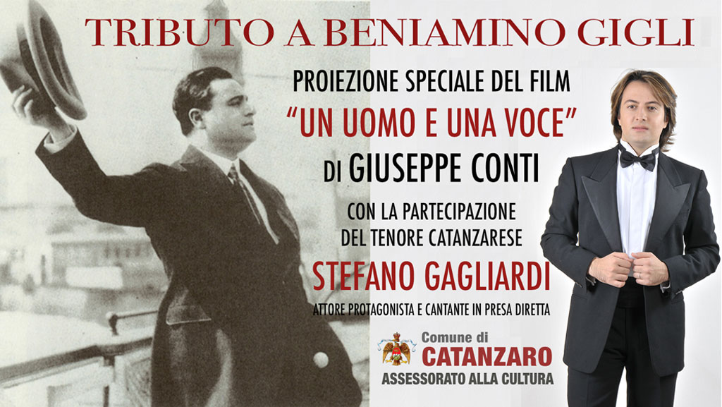 Tributo a tenore Beniamino Gigli il 5 gennaio a Catanzaro